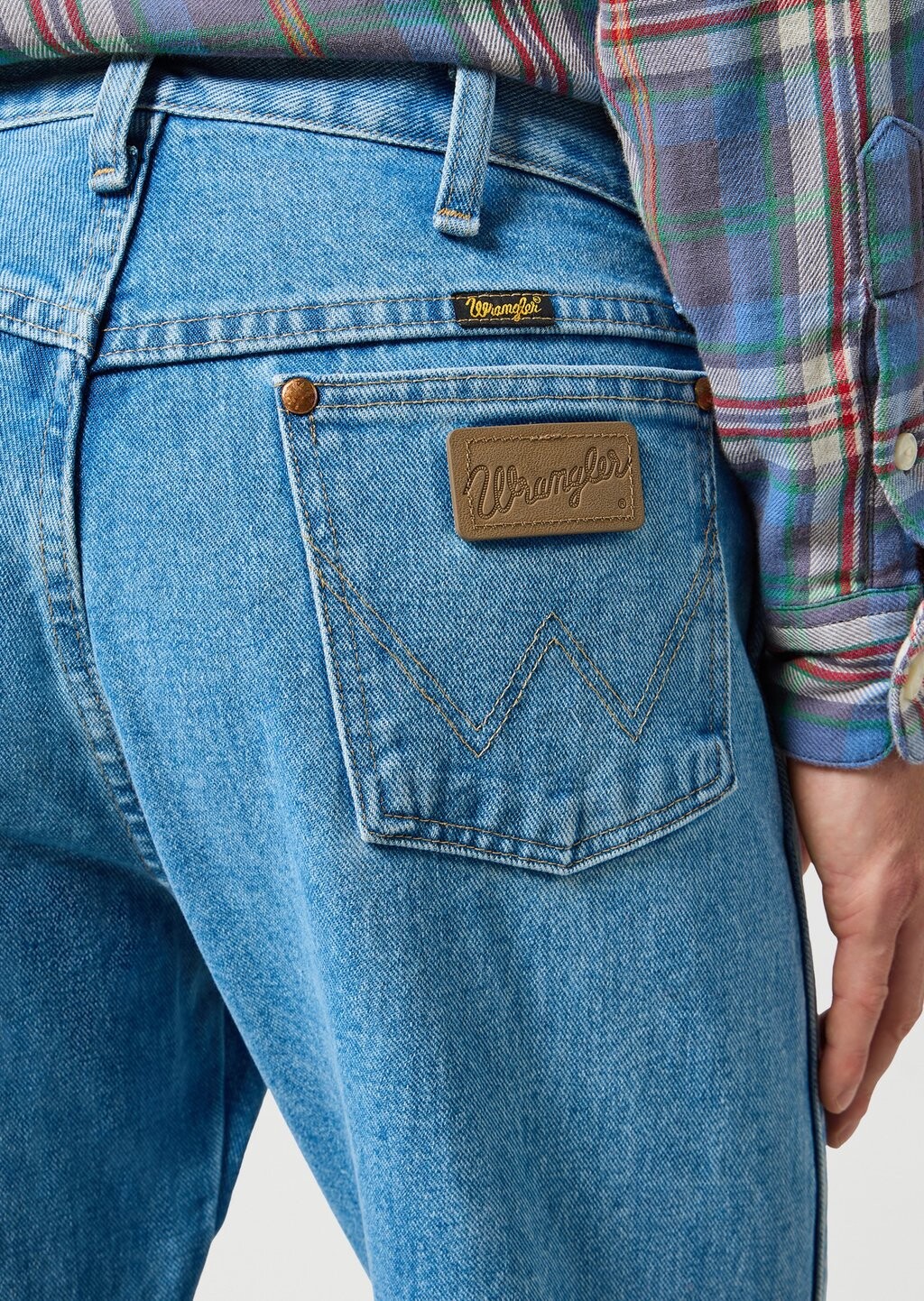 

Джинсы прямого кроя 13MWZ Wrangler, светло-голубой деним