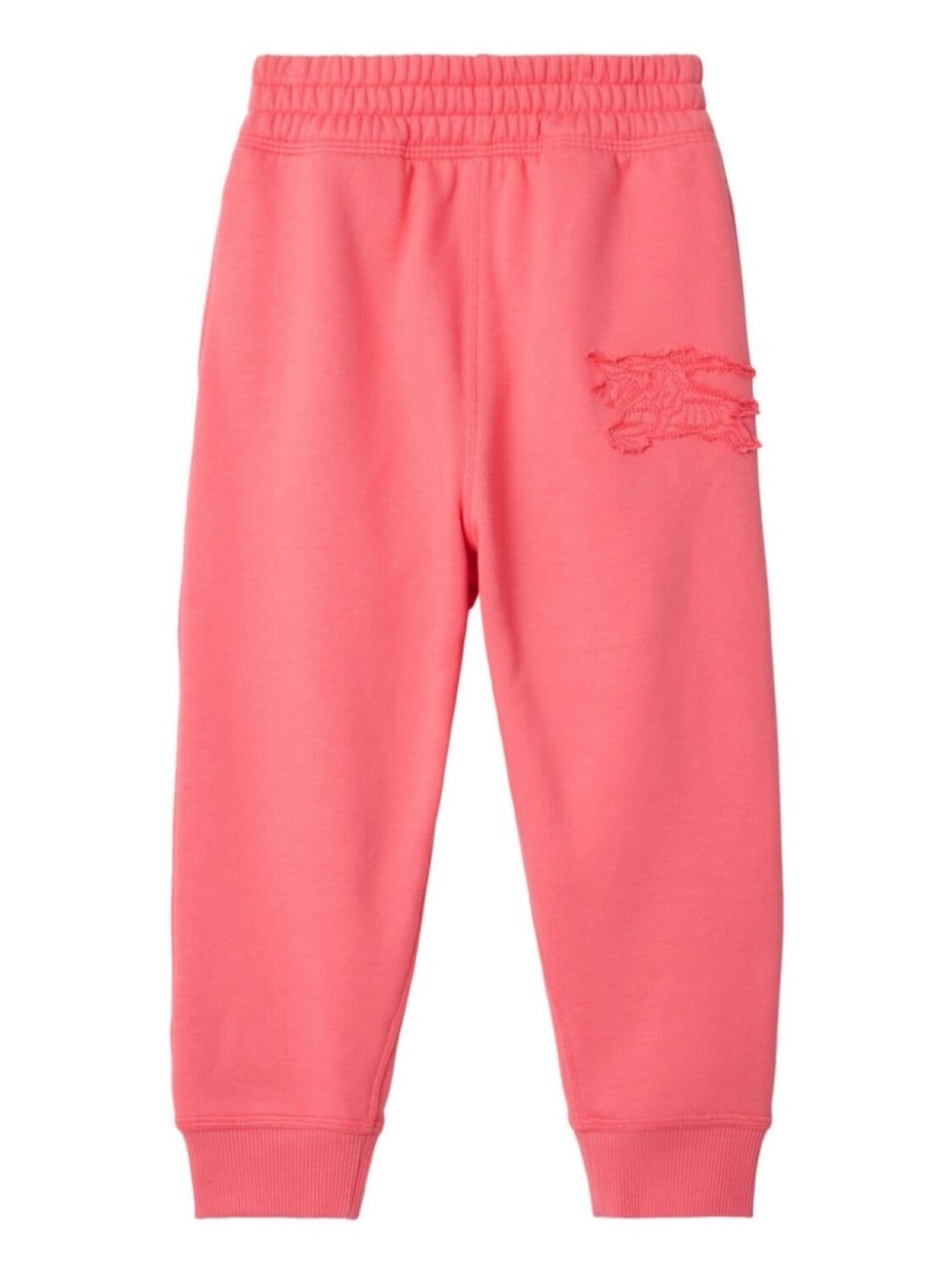 

Burberry Kids спортивные брюки Equestrian Knight из хлопка, розовый