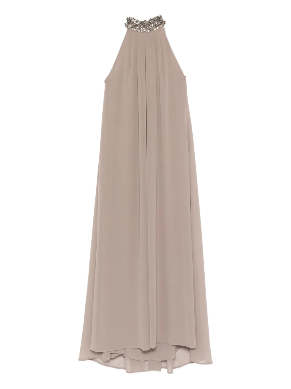 

Платье на шее с украшениями P.A.R.O.S.H., нейтральный