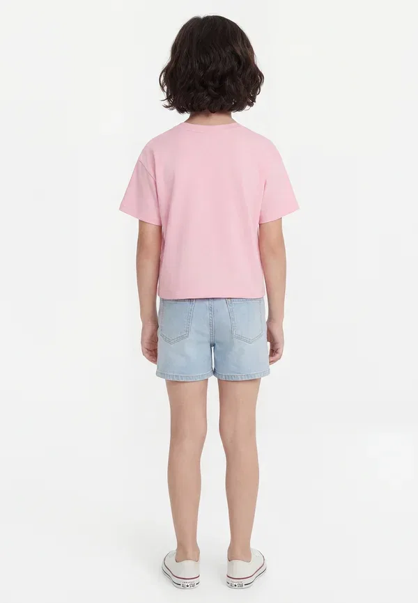 Футболка свободного кроя Nike Sportswear Tee Boxy Spring Print, нежно-розовый/белый — фото 2