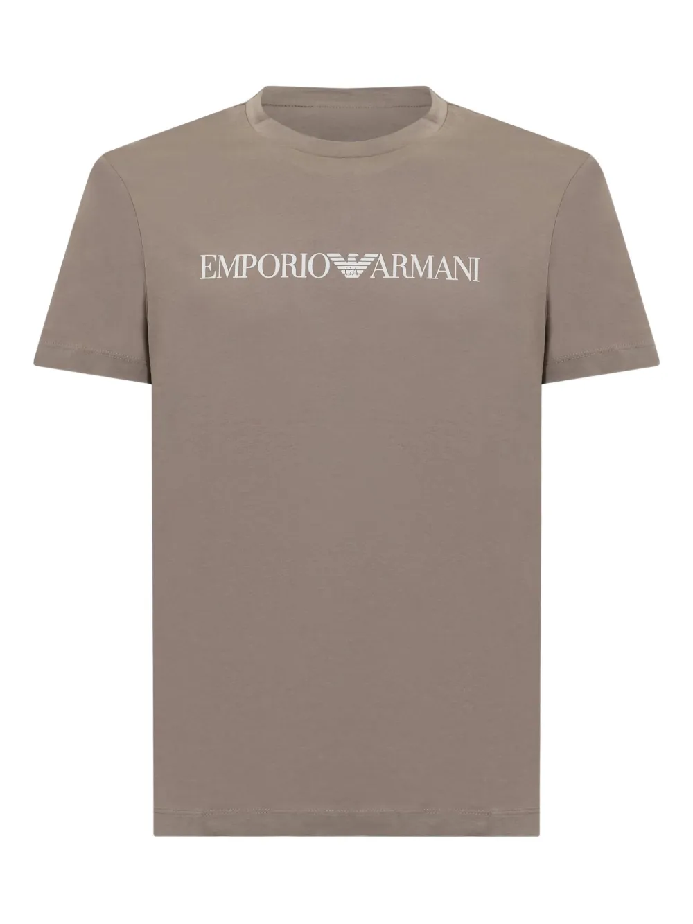 

Футболка с логотипом EMPORIO ARMANI, коричневый