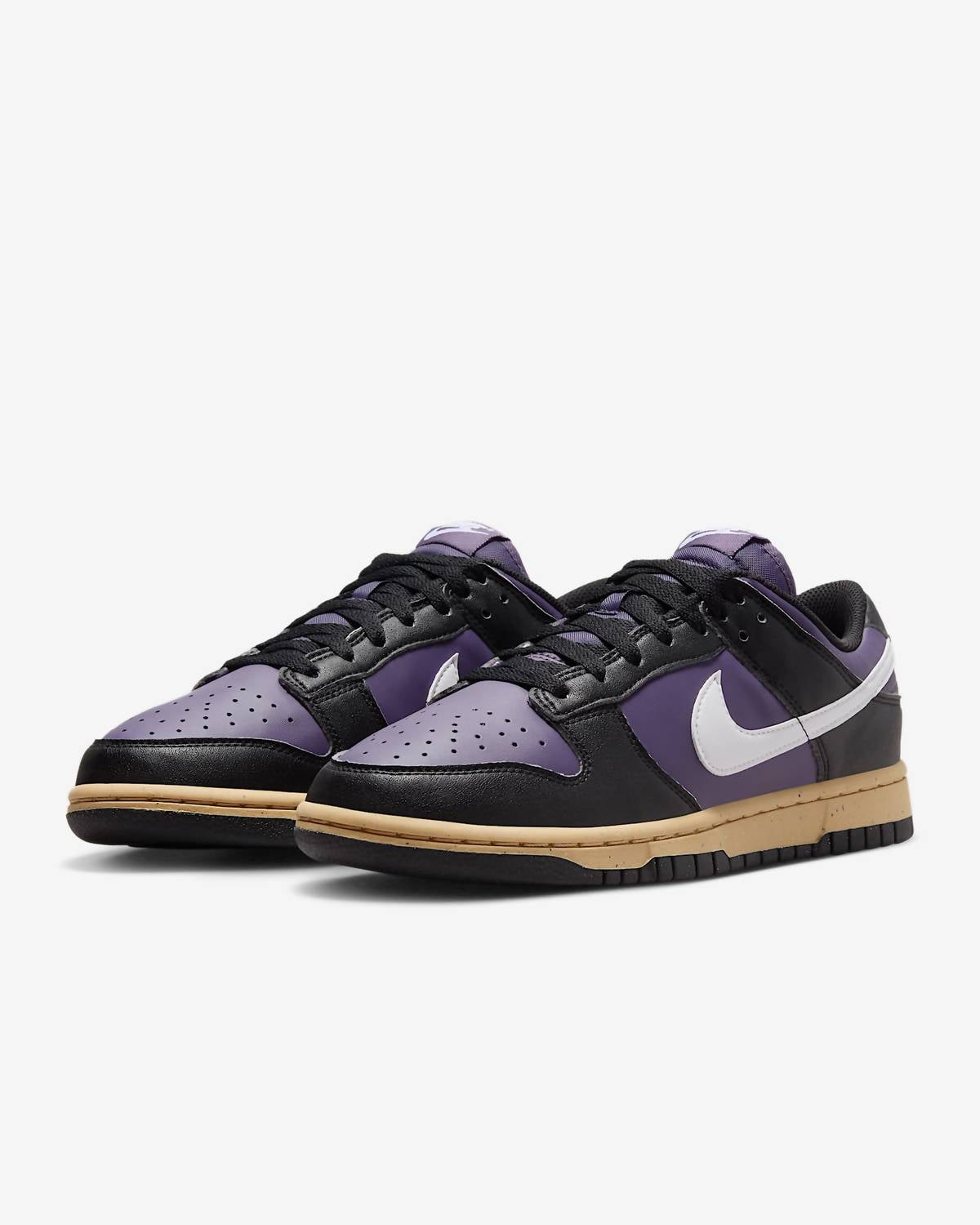 Женские кроссовки Dunk Low Next Nature в цвете темный виноград/черный/сезам/белый Nike — фото 3
