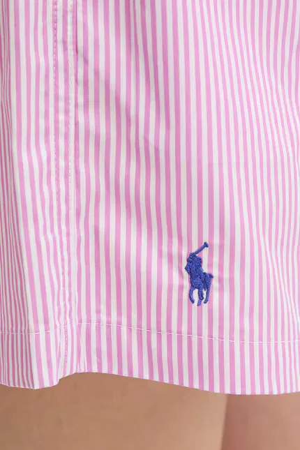 Пижама хлопковая Polo Ralph Lauren, розовый — фото 4