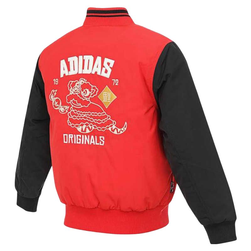 Куртка утепленная Adidas Originals Kids, красный — фото 3