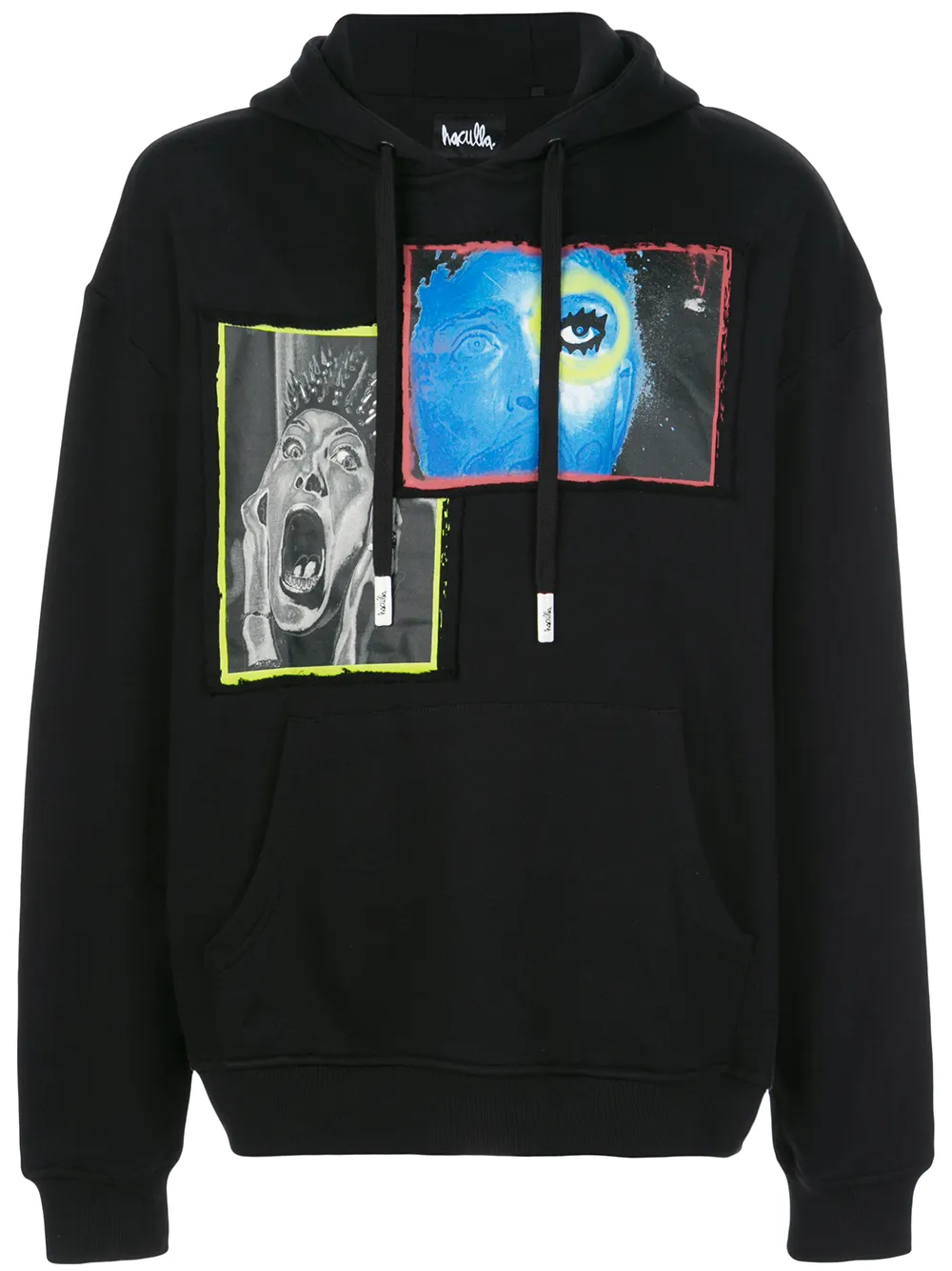 

Худи Overlap с приспущенными плечами Haculla, черный