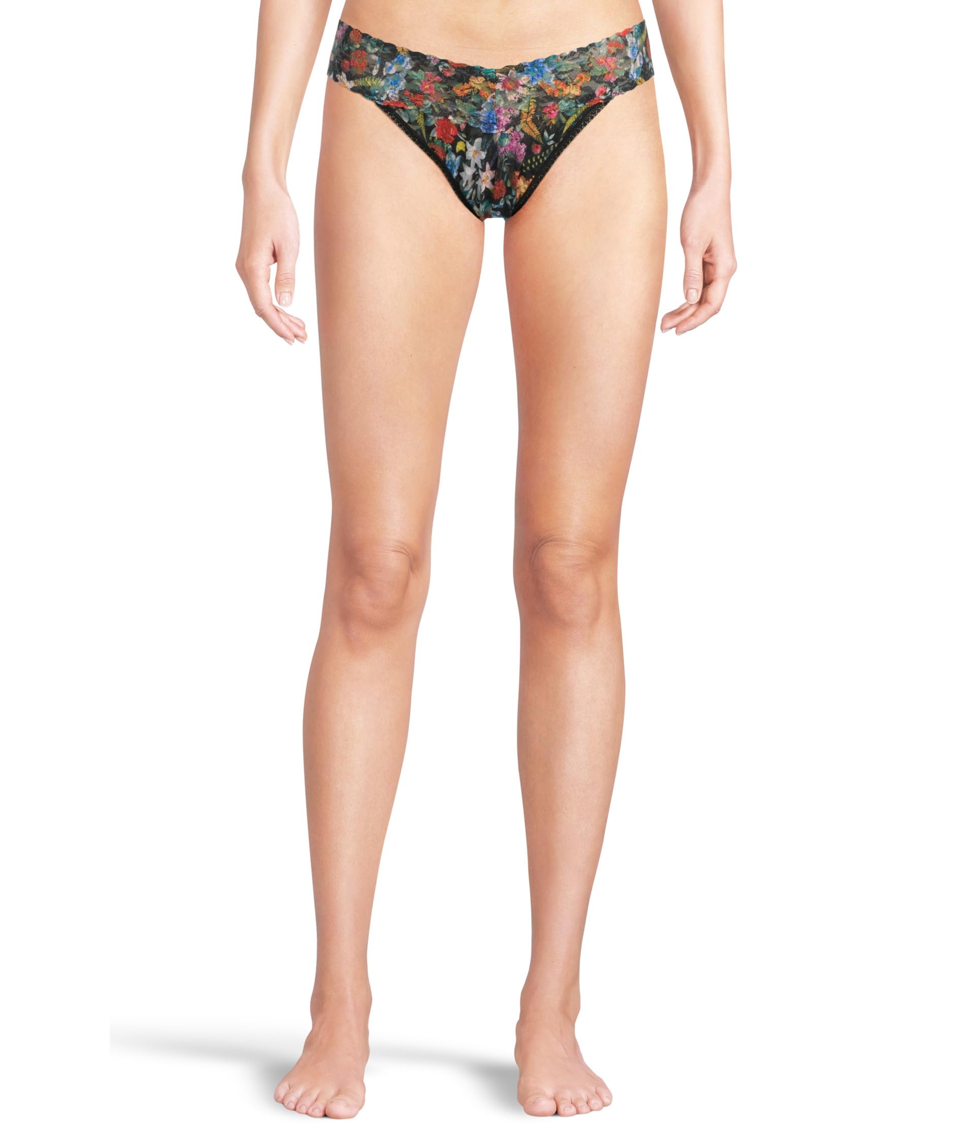 

Стринги Hanky Panky Signature Lace Printed Original Rise Thong, цвет Hypnotic