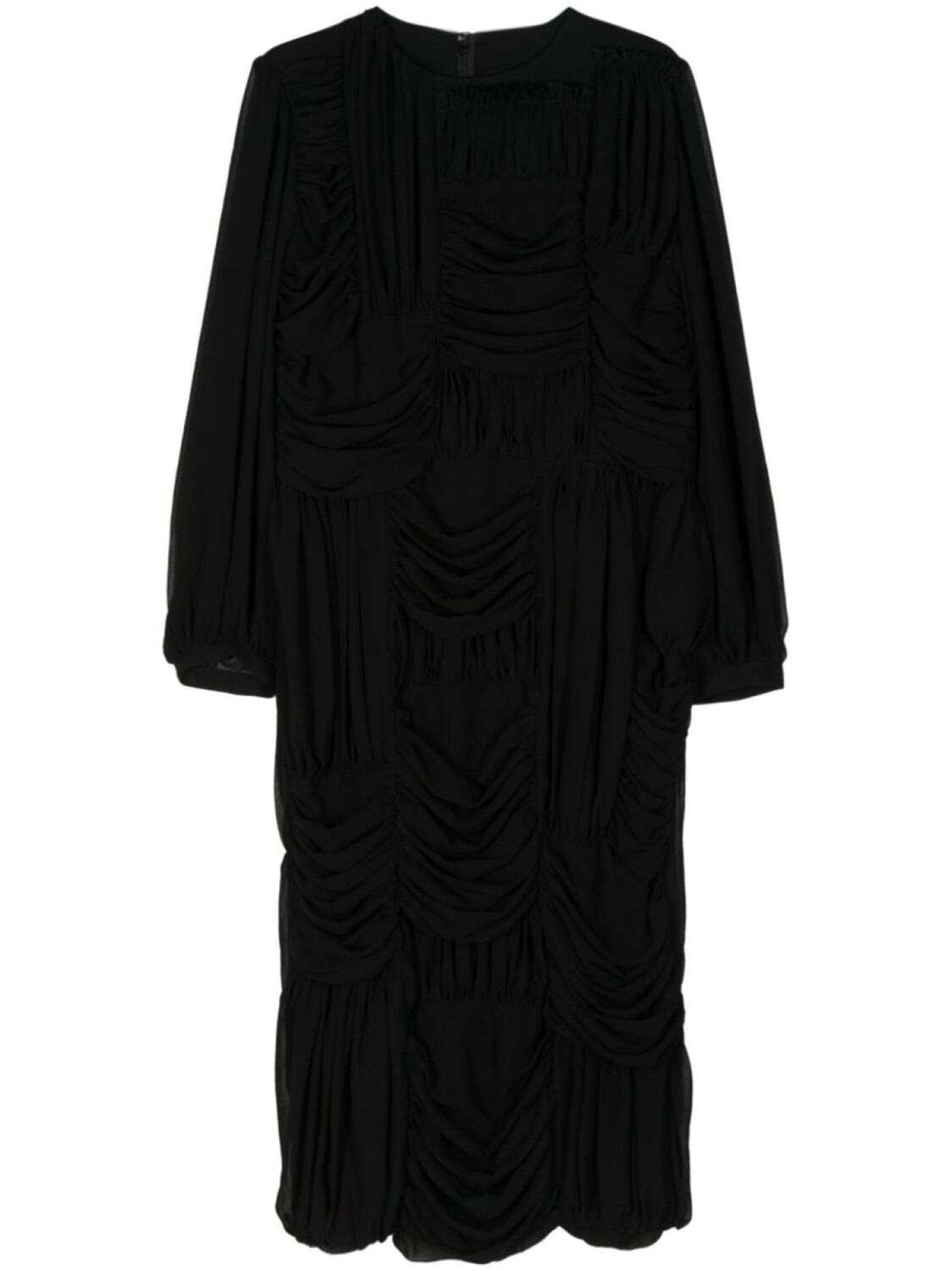 

Comme Des Garçons Comme Des Garçons драпированное платье миди, черный
