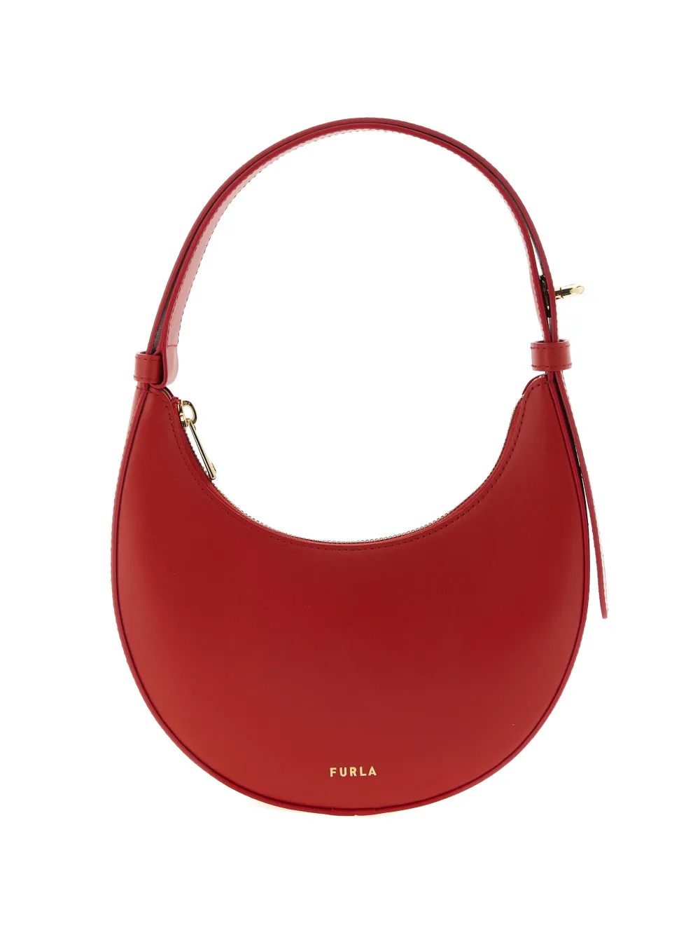 

Мини-сумка Delizia из кожи на плечо Furla, красный