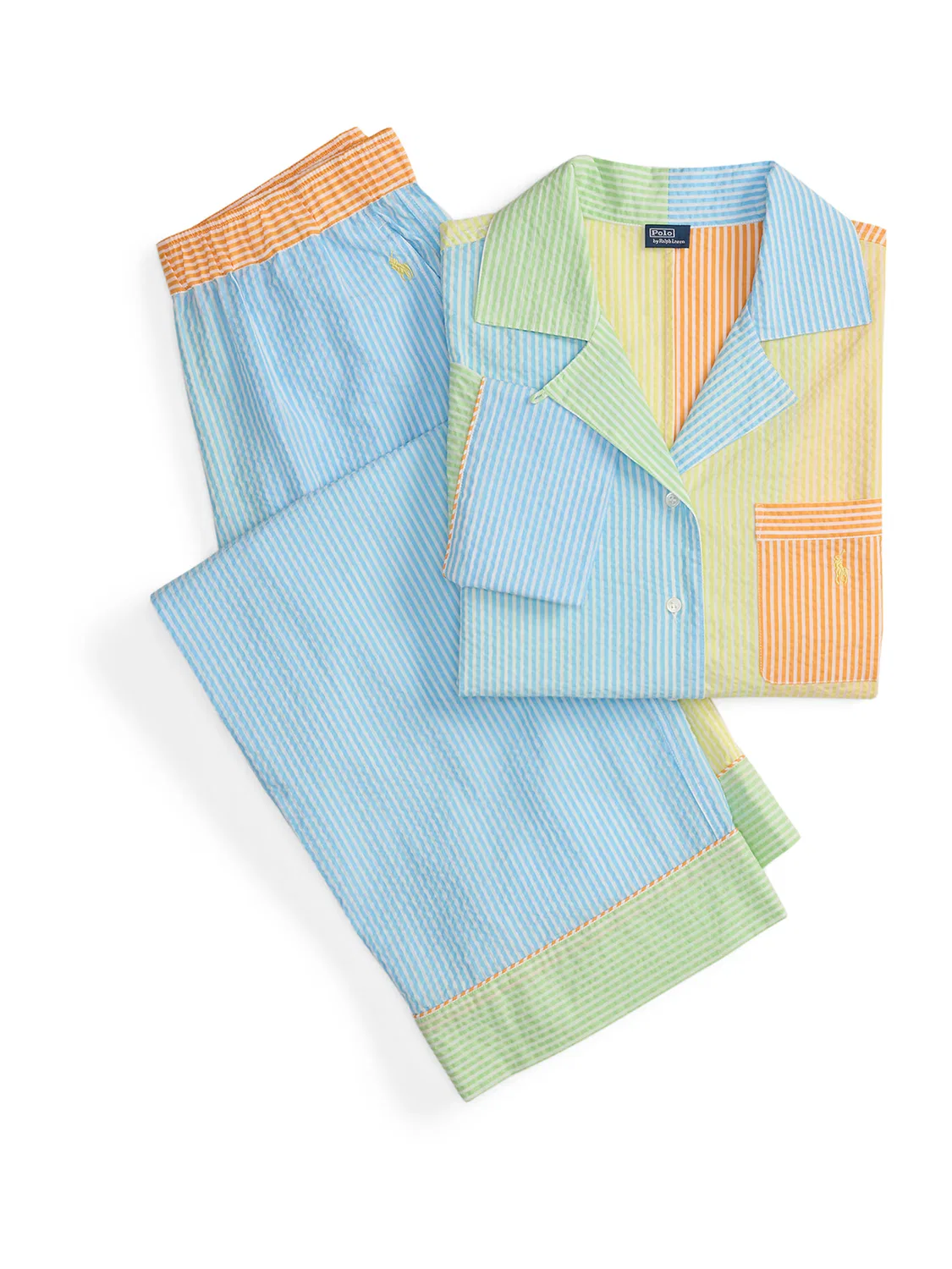 Пижама 'Сирсакер с фестончатым краем' Polo Ralph Lauren, Mixed Colors — фото 2