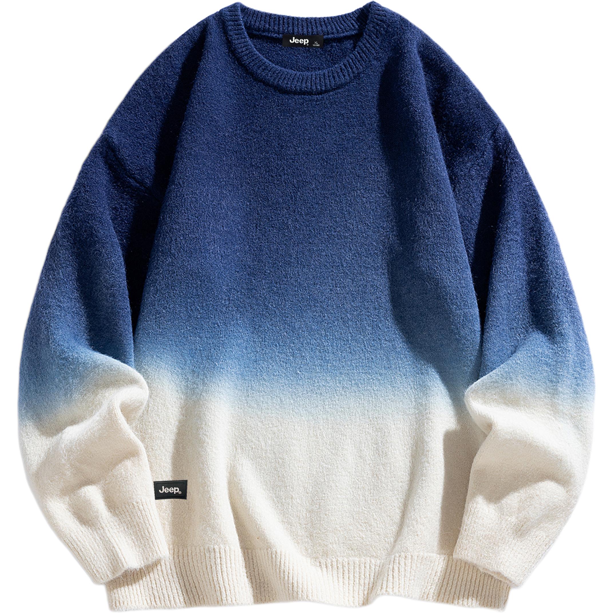 

Свитер Leisure Collection Unisex Jeep, синий белый