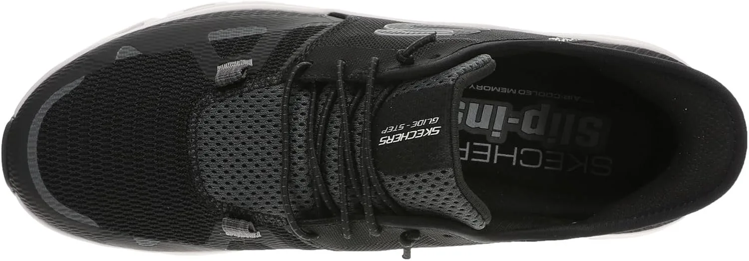 Мужские кроссовки Skechers Glide-Step Pro Hands Free Slip-in, черный — фото 4