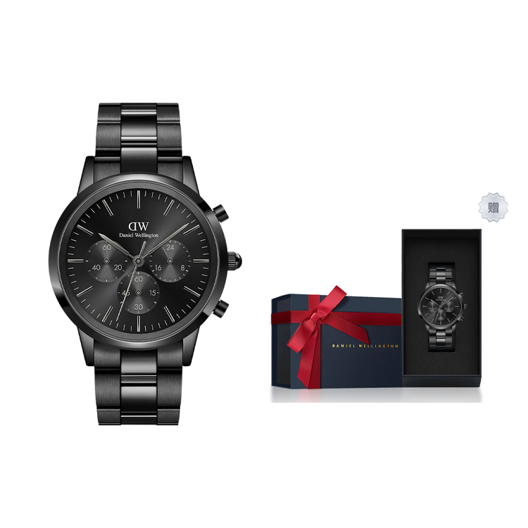 

DW/DanielWellington Часы Daniel Wellington Iconic Chronograph Link 42mm, Custom Box