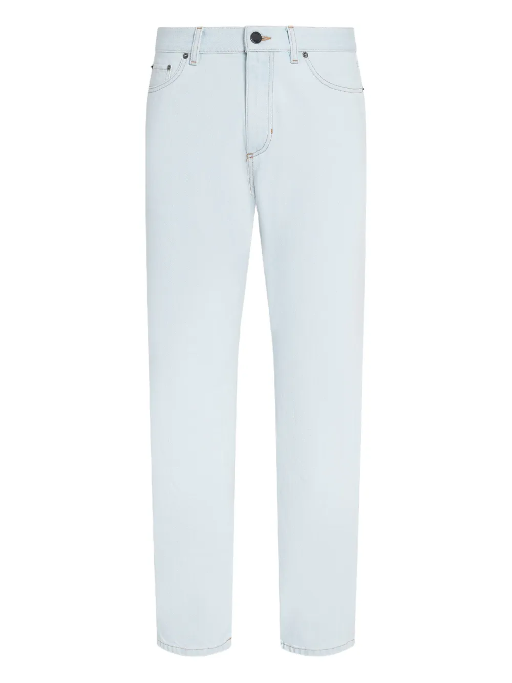 

Джинсы Roccia из отбеленного хлопка Zegna, синий
