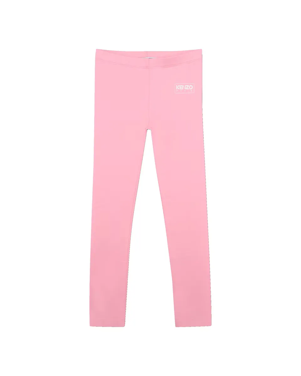 

Леггинсы для девочки в однотонном розовом цвете Kenzo Kids, цвет Rosa