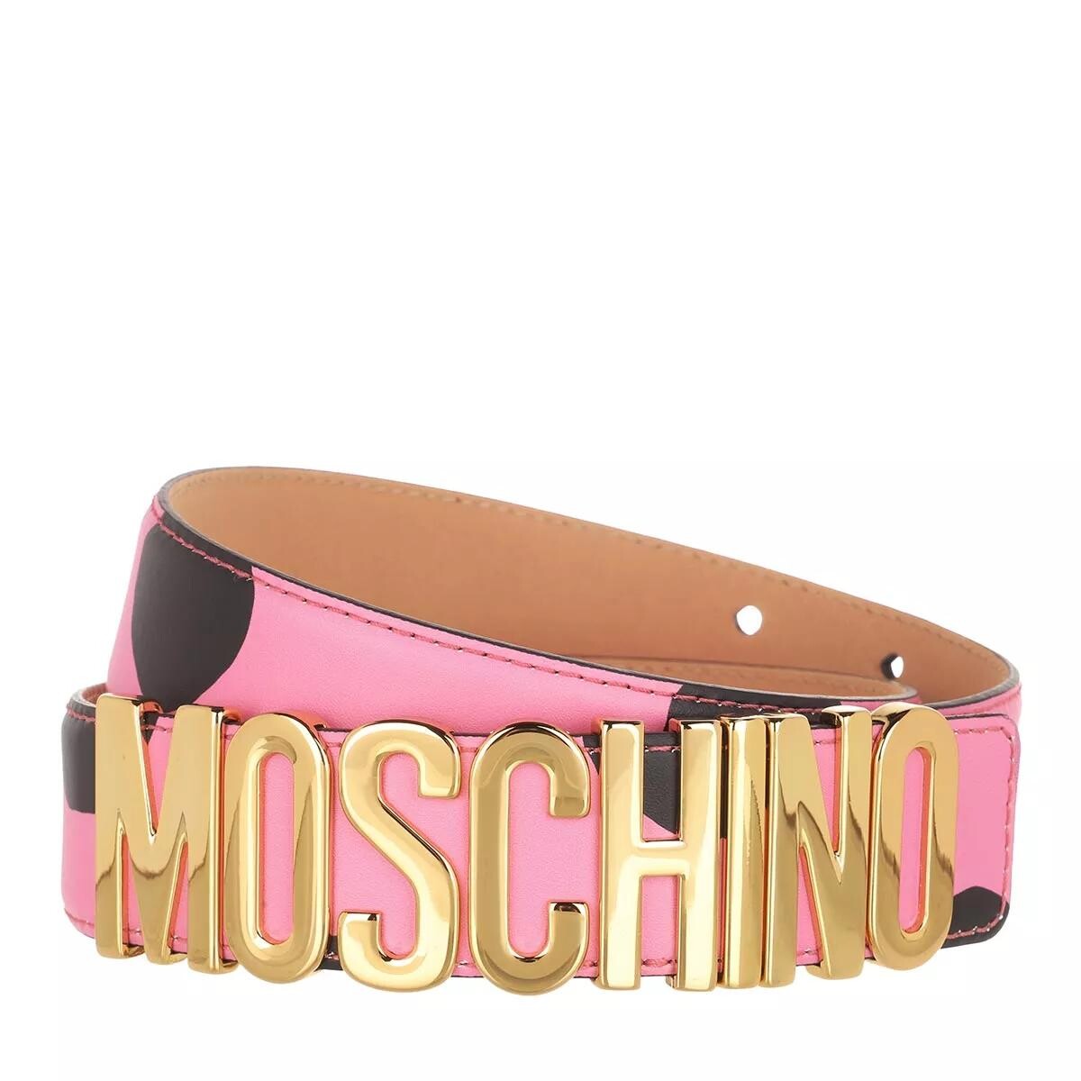 

Ремень фуксия Moschino, розовый