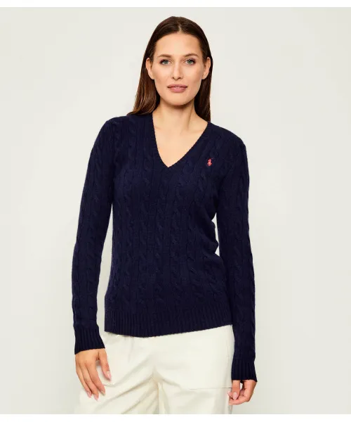 

Шерстяной свитер Кимберли Slim fit Polo Ralph Lauren, синий
