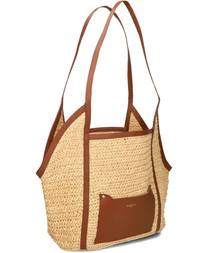 

Стильная американская сумочка коньячного цвета. Suncoo, коричневый