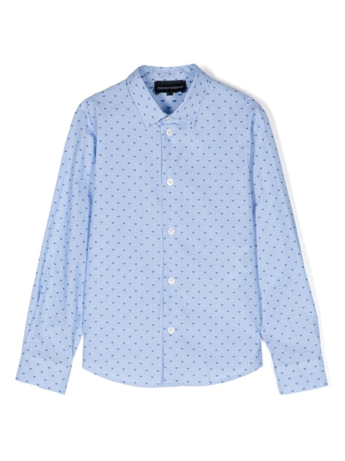 

Рубашка в полоску Emporio Armani Kids, синий