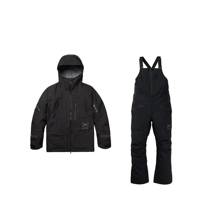 

BURTON Горнолыжный костюм AK комплект мужской Black Top+Black Bottom, Черный, BURTON Горнолыжный костюм AK комплект мужской Black Top+Black Bottom