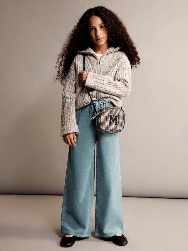 

Детские брюки Mafalda с широкими штанинами из вельвета Mango, Green