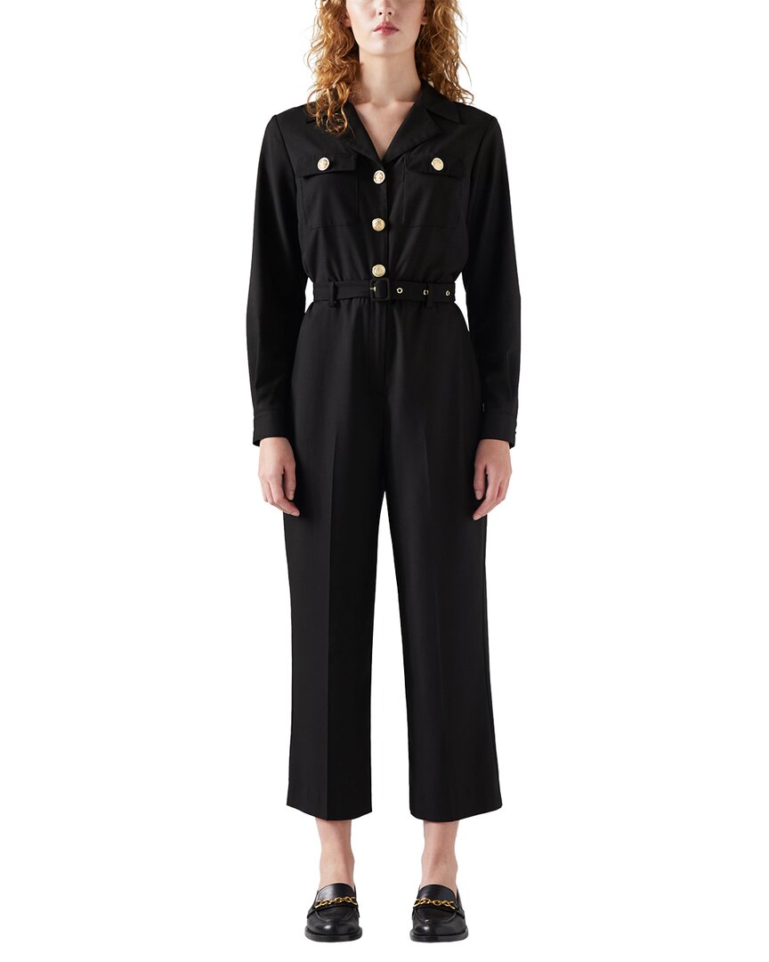 

Топ LK Bennett Camille Jumpsuit, черный