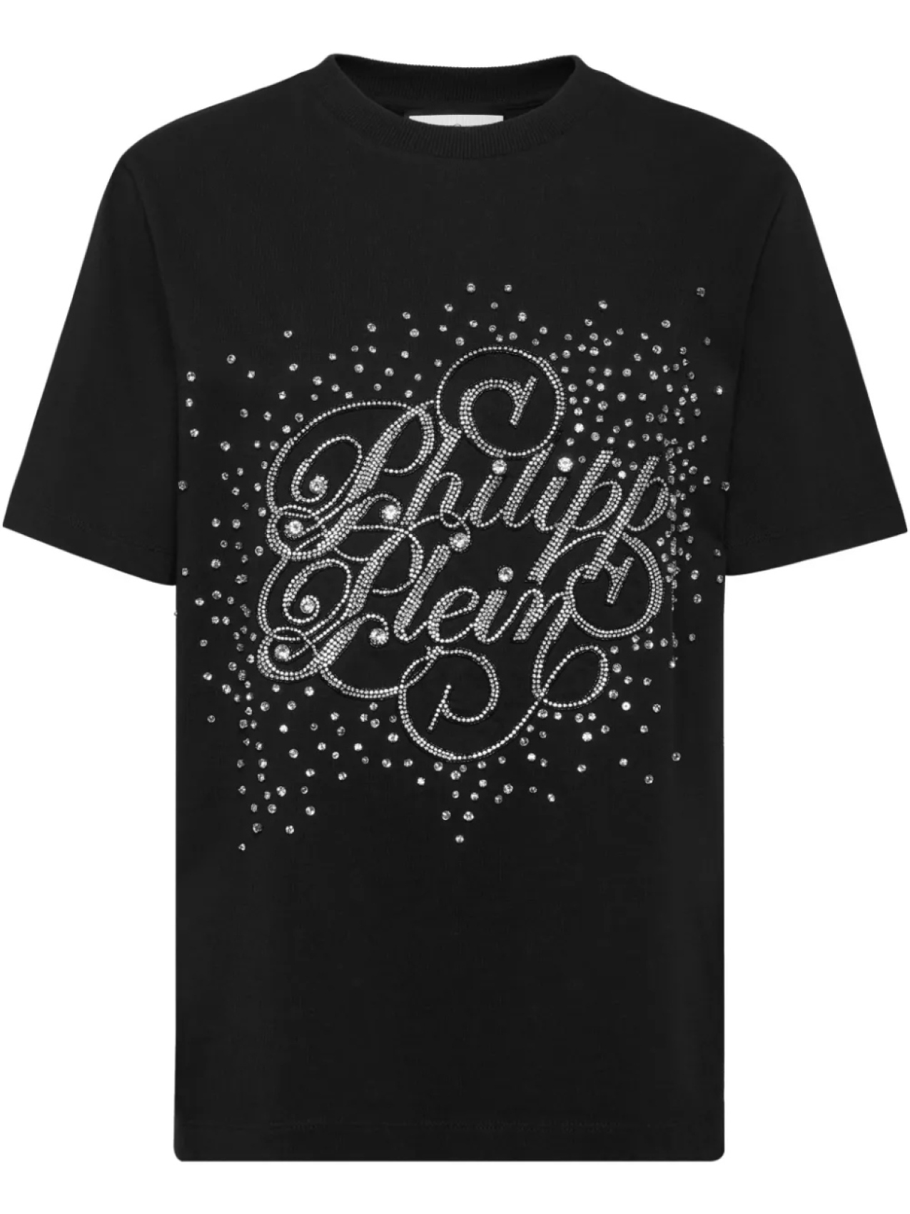 

Philipp Plein футболка с кристаллами, черный