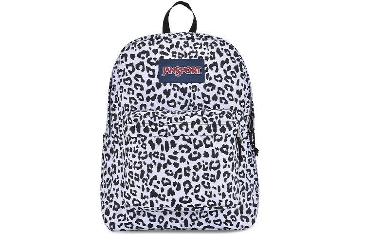 

Рюкзак унисекс JanSport, Черно-белый леопардовый принт
