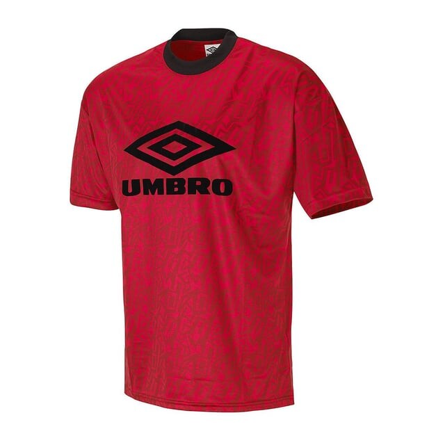

Красная мужская футболка с граффити Umbro, красный