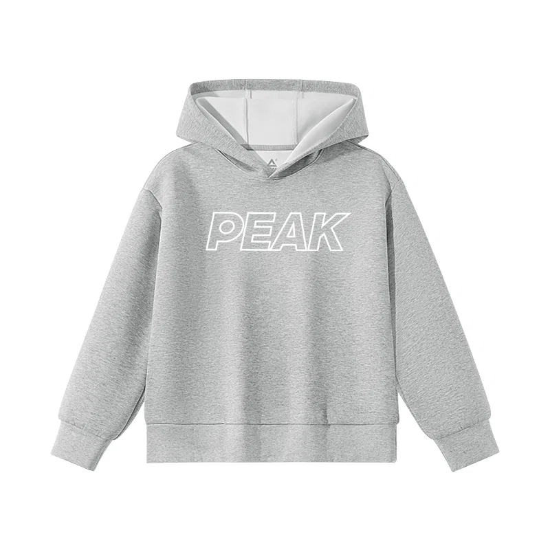 Детский худи PEAK Light Heather Gray Hollow-Out