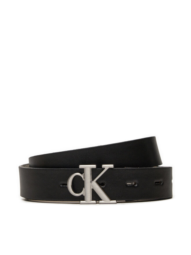 

Ремень Mono Pl Rev Lthr Belt K60K612290 Calvin Klein, серо-черный