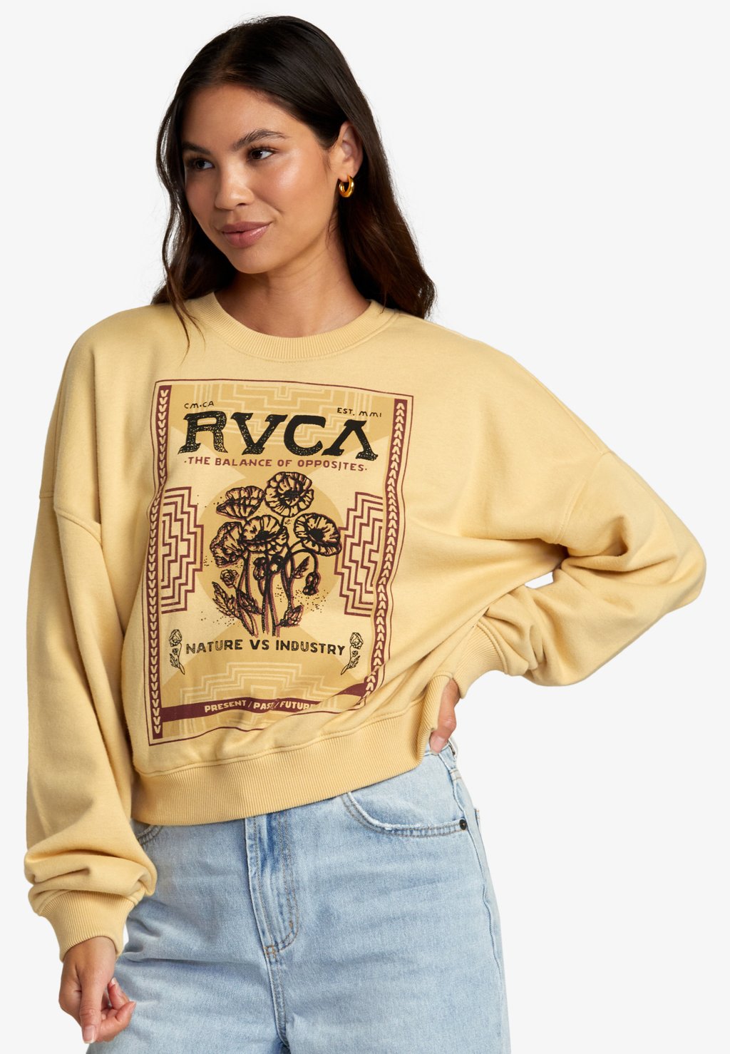 

Толстовка RVCA, желтый