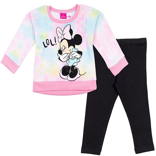 

Комплект свитшот и леггинсы Disney Minnie Mouse Imagikids, Tie Dye