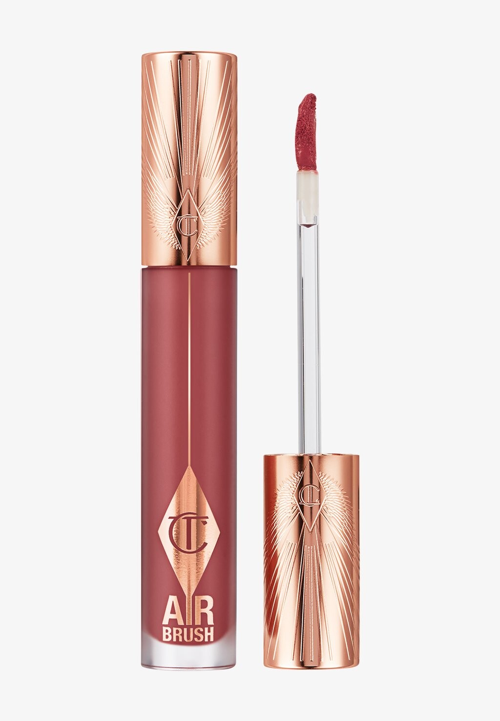 

Губная помада AIRBRUSH FLAWLESS LIP BLUR Charlotte Tilbury, цвет pillow talk medium blur