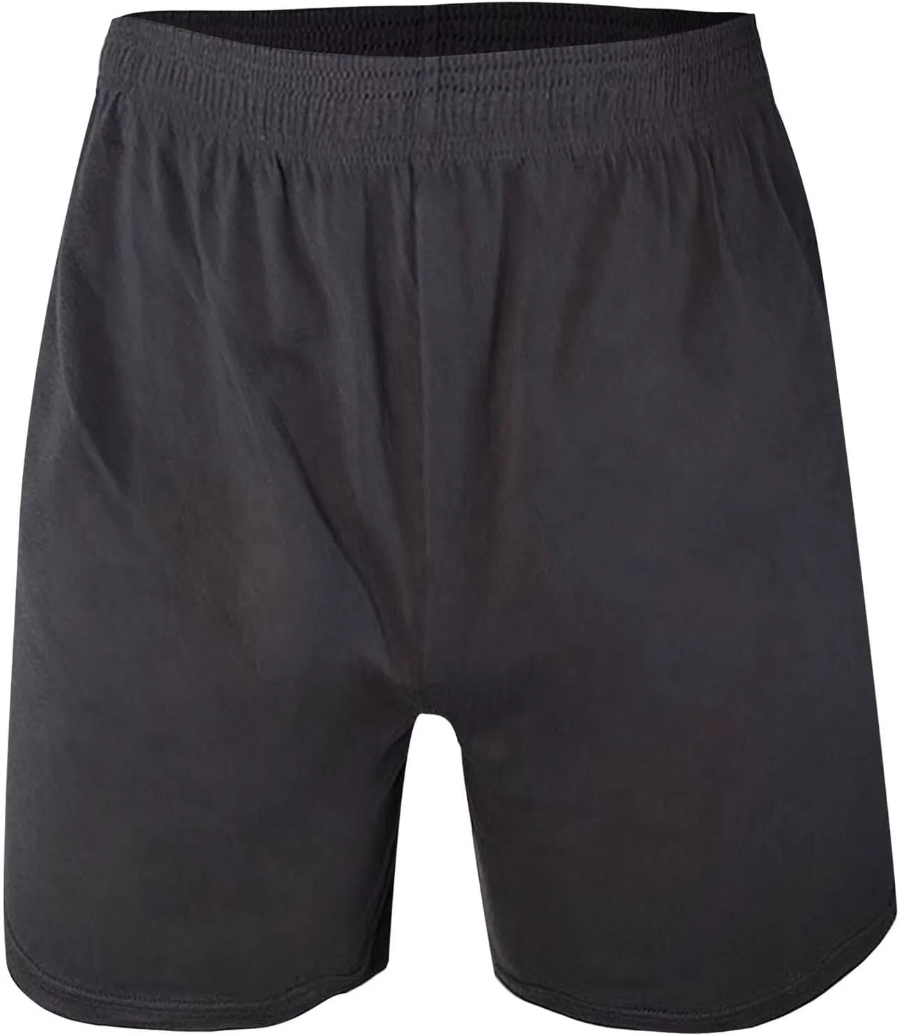 Generic Мужские шорты для сна, спортивные шорты 5 дюймов, хлопковые домашние пижамные шорты, легкая летняя повседневная одежда для сна, брюки для сна, черный — фото 4