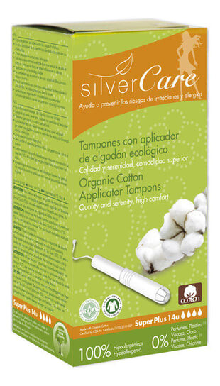 

Органические тампоны Super Plus, 14 шт. Masmi, Silver Care