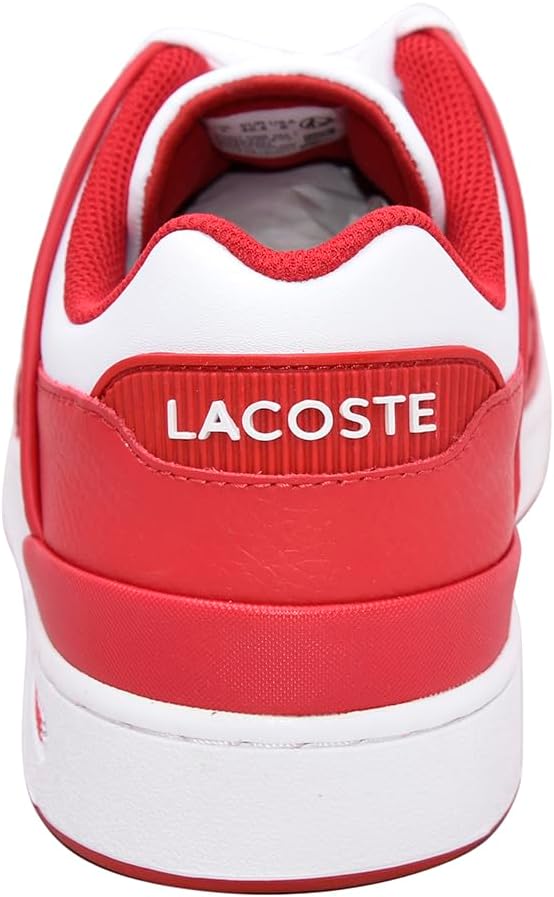 Кроссовки мужские Lacoste Court Cage, белый/красный — фото 4