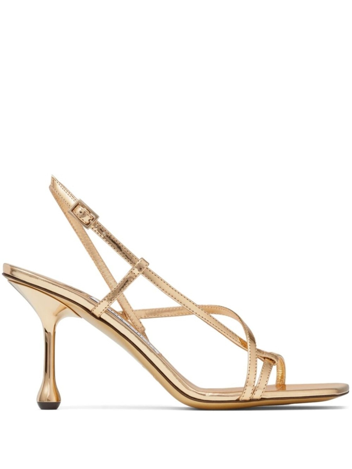 Босоножки Etana 80мм Jimmy Choo, золотистый