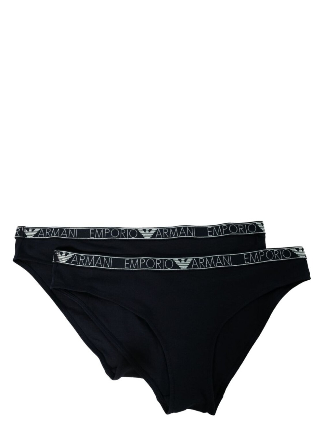 

Emporio Armani комплект из двух трусов-брифов с логотипом, синий