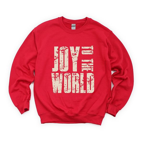 

Графический свитшот Joy to the world block distressed Simply Sage Market, Red, Зеленый, Графический свитшот Joy to the world block distressed Simply Sage Market, Red