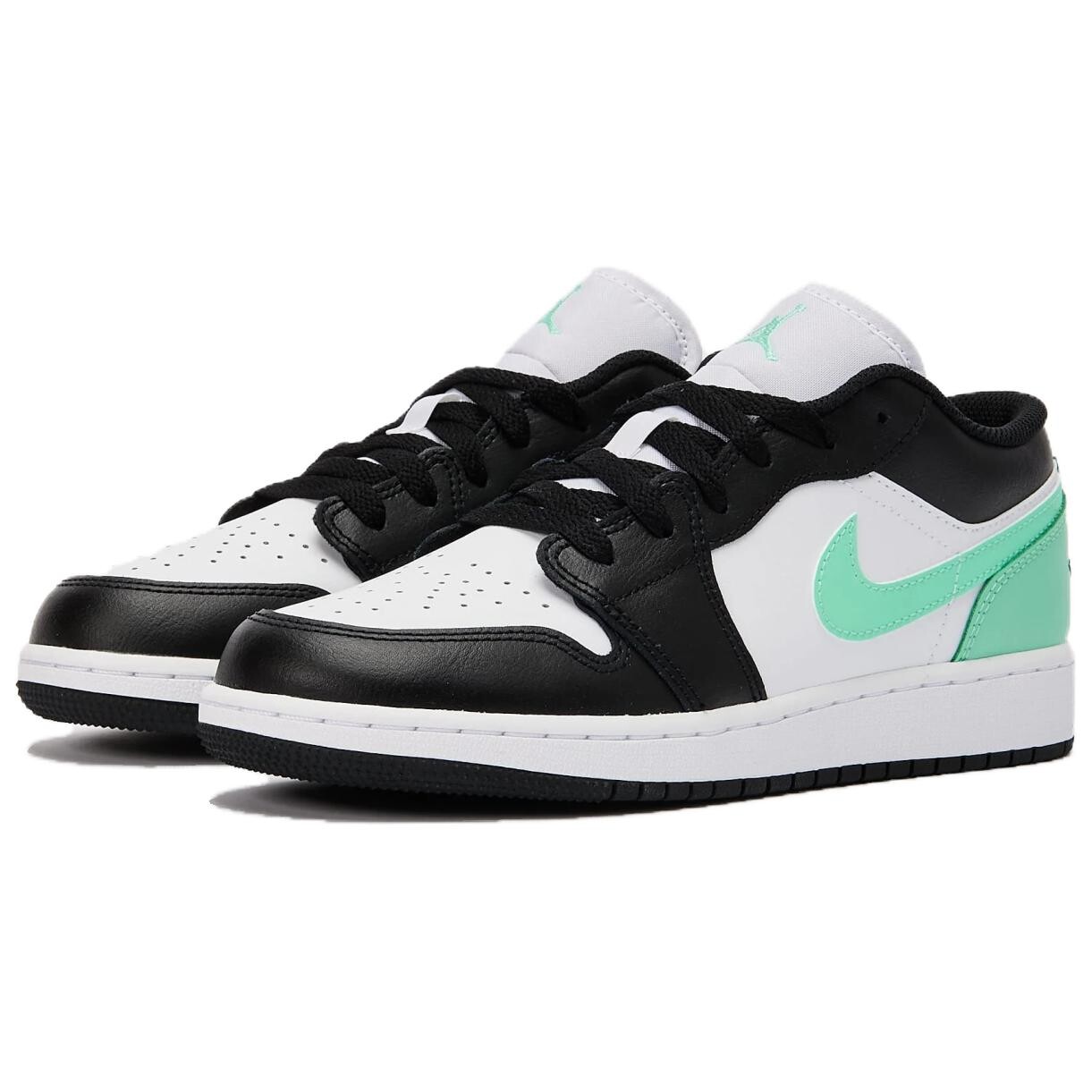 Женские кроссовки Jordan Air Jordan 1 для скейтбординга, Белый/Зеленый — фото 3