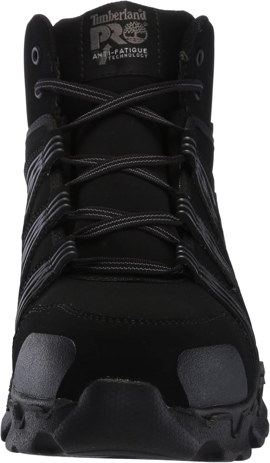 Timberland PRO мужские ботинки Powertrain Mid Alloy Toe ESD для промышленного туризма, Black Synthetic — фото 2