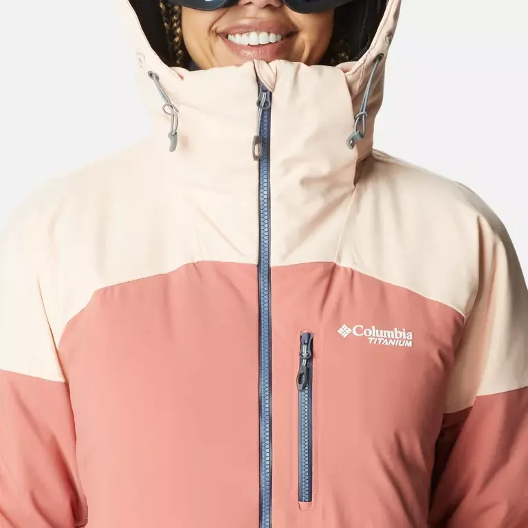 

Куртка женская персикового цвета Columbia, цвет Peach blossom color