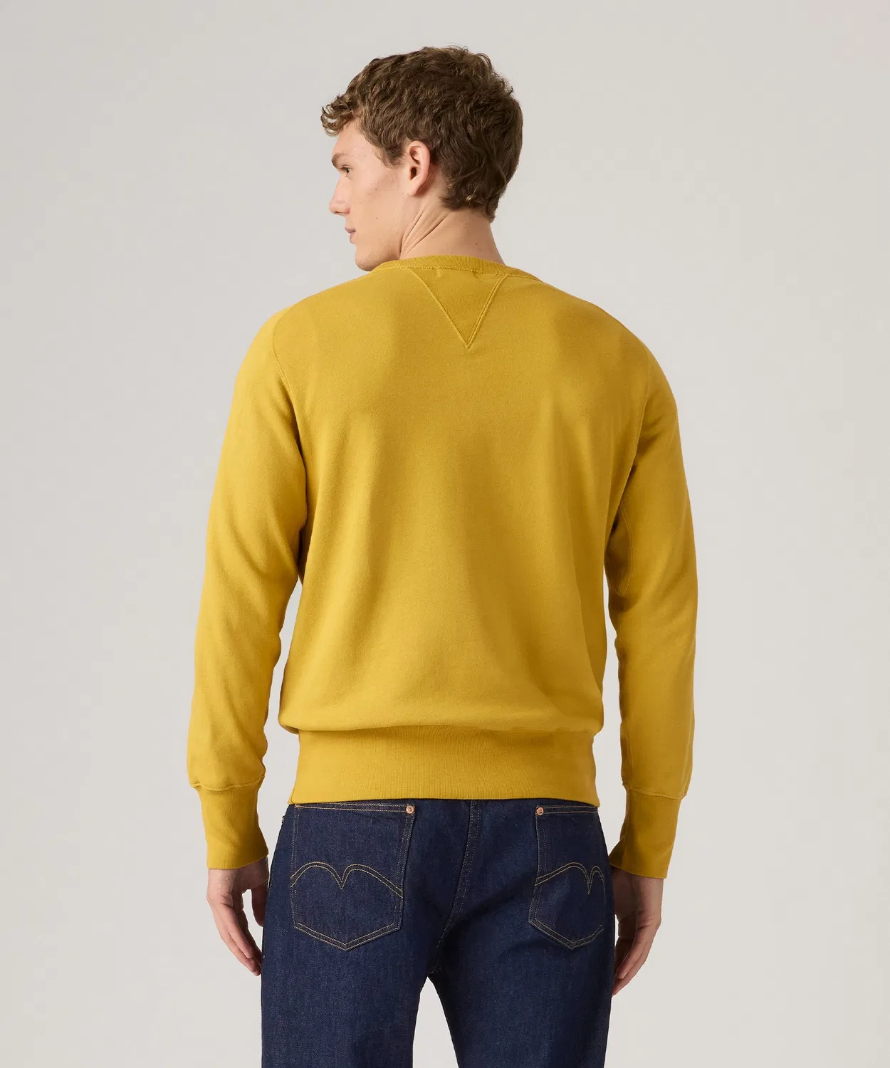 Свитшот Levi's Vintage Clothing Bay Meadows, хлопок, светлый индиго — фото 2