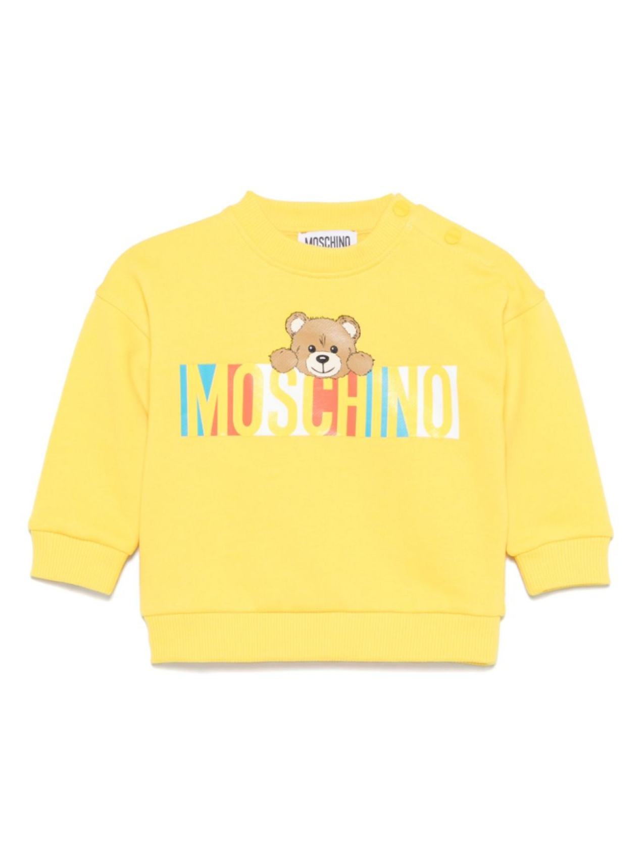 

Moschino Kids толстовка с принтом Teddy Bear, желтый