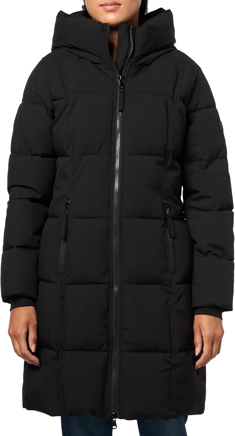 

Calvin Klein Женская утепленная куртка с капюшоном на молнии, Black