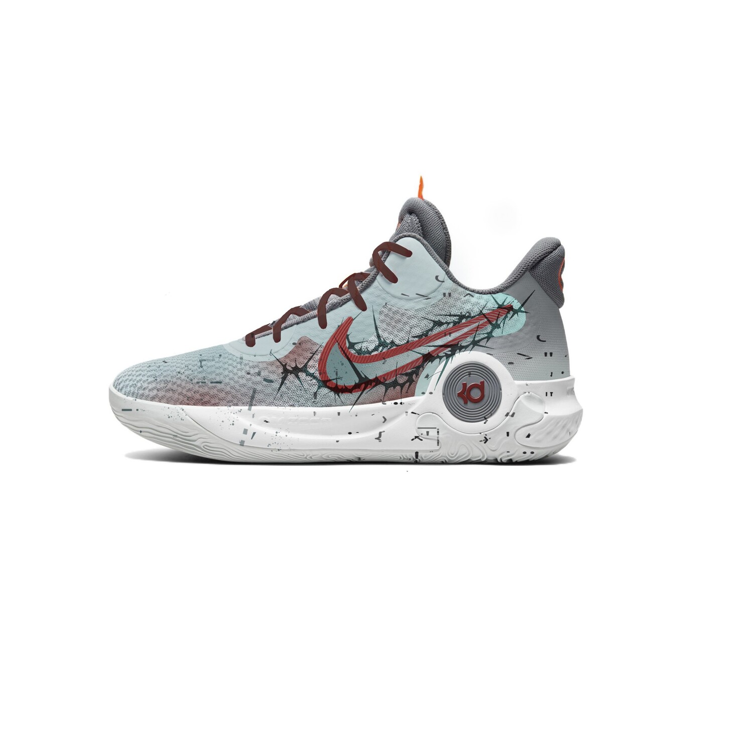 

Баскетбольные кроссовки Trey 5 Basketball Shoes Unisex Mid-Top Gray Green Nike