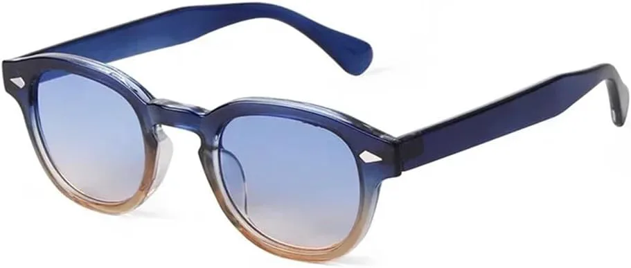 

Ретро круглые солнцезащитные очки для женщин, винтажные очки с леопардовым принтом, синие линзы, квадратная форма, защита от ультрафиолета UV400 UJNHGQ, C21