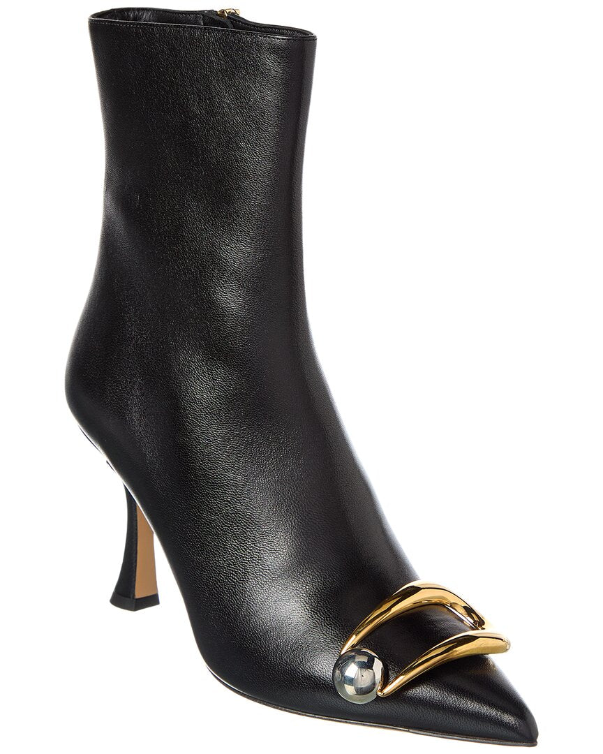 Кожаные ботильоны Alexandre Birman Harper 85, черный