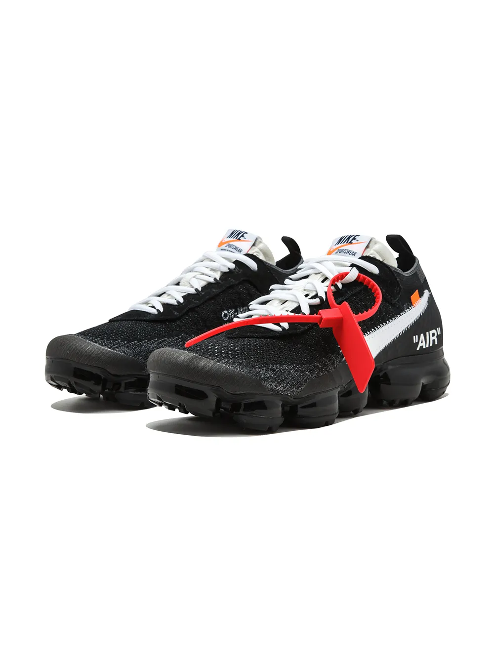Кроссовки The 10: Air Vapormax FK Nike X Off-White, черный — фото 2
