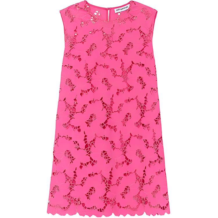 

Self-portrait Женское платье без рукавов Self portrait неоново-розовое